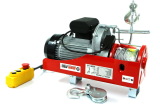 MAR-POL M80793 1300W ELEKTRICKÝ / LANOVÝ / STAVEBNÍ NAVIJÁK 500/1000kg 230V 