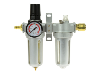 GEKO G03161 Regulátor tlaku vzduchu filtr přimazávač odlučovač 1/2"dvojitý
