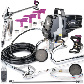POWERMAT PM-PDM-1200 Hydrodynamická malířská pistole agregát na malování pístový 1200W