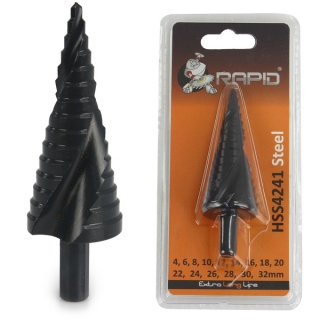MAR-POL M22338 STUPŇOVITÝ VRTÁK DO KOVU, DŘEVA 1ks 4-32MM