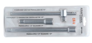 KRAFT&DELE KD10200 Prodlužovák vrtáku Nástavce 3 ks 1/2"
