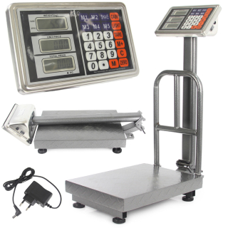 Mar-pol M90165 Můstková digitální elektronická váha LCD 150kg 51x71cm