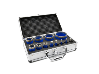 GEKO G65101 Diamantové vykružováky vrtáky na dlažbu sada 12ks 6-68mm