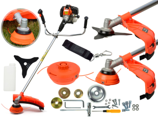 GEKO G81062 MOTOROVÝ / BENZÍNOVÝ KŘOVINOŘEZ / VYŽÍNAČ+PŘÍSLUŠENSTVÍ GAZELA