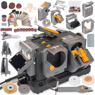 POWERMAT PM-OWF-200T Multifunkční elektrická ostřička vrtáky nůžky dláta 200W