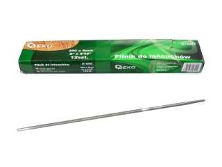 GEKO G74092 4 mm kulatý pilník pro ostření pilových řetězu 1/4" 12ks