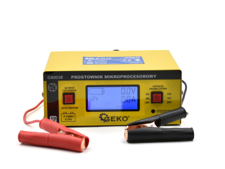 GEKO G80038 10A Mikroprocesorová nabíječka autobaterií LCD 6/12/24V
