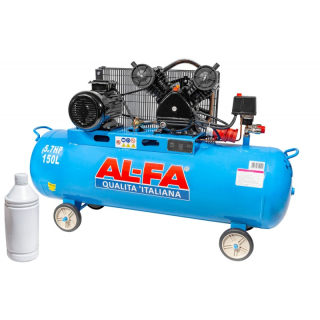 ALFA ALC-150-2 3,8kW Olejový kompresor 150L 230V 2-písty