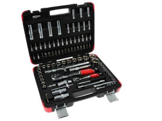 GEKO T00101 Gola sada 94ks 1/4" 1/2" klíče, nástrčné hlavice, bity, ráčna