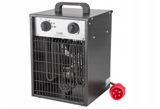 MAX TSE-50A Elektrické topidlo ohřívač vzduchu 5KW 400V větrak