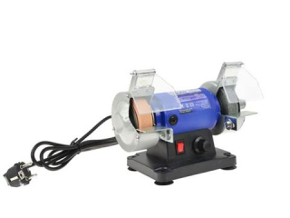 GEKO G81240 200W Elektrická stolní bruska dvoukotoučová 75x20x10mm