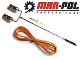 MAR-POL M78392 Plynový hořák PB dvojitý, 2 hořáky