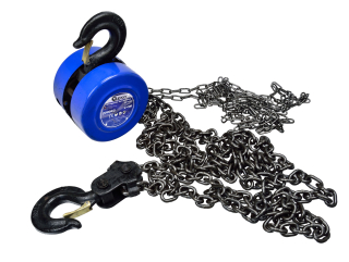 GEKO 2T G01096 Ruční řetězový naviják 2000kg PREMIUM lano 3m kladkostroj zvedák