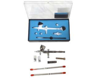 MAGMA TG-180S Airbrush stříkací pistole sada na malování 3 trysky