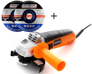 KRAFT&DELE KD1554 ÚHLOVÁ BRUSKA 125 mm / 900W / 230V KRAFT&DELE + 2 kotouče!!