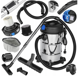 MAX ER2300 2300W Průmyslový vysavač suché mokré vysavání 30L