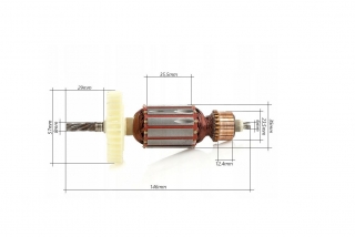 MAX 146mm Elektrický rotor pro příklepovou vrtačku