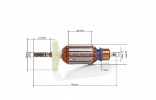 MAX 142mm Rotor pro elektrické nůžky na plech