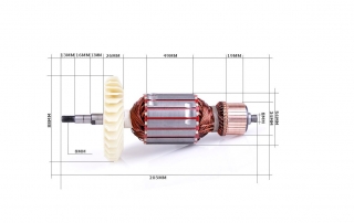 MAX 205mm Elektrický rotor pro úhlovou brusku