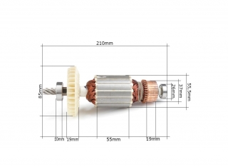 MAX 210mm Elektrický rotor pro pilu do dřeva