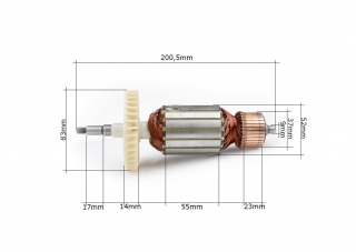MAX 200,5mm Rotor pro úhlovou brusku 200,5mm, univerzální náhradní díl