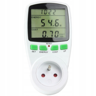 Marpol M90150 Tester měřič watometr měřidlo napětí proudu LCD 16A