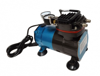 TC-88W Kompresor tlakový pro airbrush vákuové čerpadlo 1,5HP vakuometr