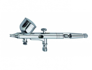 MAGMA TG-203 Airbrush stříkací pistole sada na malování 2 trysky 0,2mm 0,3mm