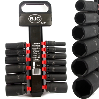 MAR-POL M58291 Nástrčné klíče rázové hlavice 1/2" 8-32mm sada