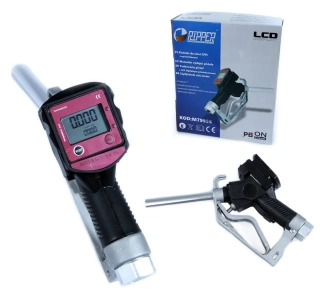 MAR-POL M79956 Ruční výdejní čerpací pistole + LCD průtokoměř 