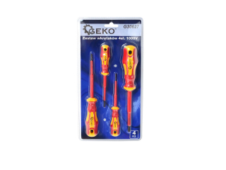 GEKO G30627 Sada elektrikářskych šroubováků 4ks 1000V 
