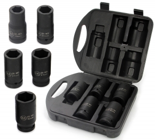 MAR-POL M58277 Nástrčné klíče hlavice sada 3/4" 19-30mm 5ks BJC, klíče