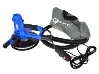 GEKO G80267 Elektrická brúska na sadrokartón stenu omietku 800W 190mm 2x LED