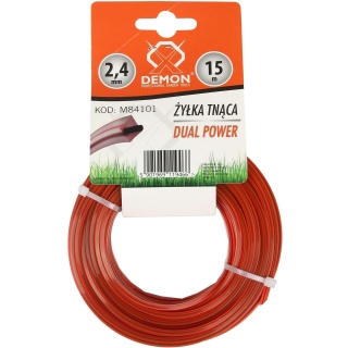 Mar-Pol M84101 Zesílená struna do křovinořezu 2,4mm 15m čtverec