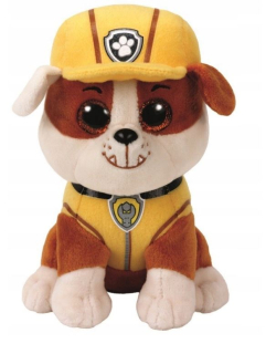 TY Beanie Boos Tlapková patrola PAW PATROL Plyšová hračka pejsek RUBBLE 15cm 