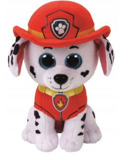 TY Beanie Boos Tlapková patrola PAW PATROL Plyšová hračka pejsek Marshall 15cm 