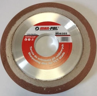 MAR-POL M08355 Kotouč na ostření pily 125x10x32x8x2mm 