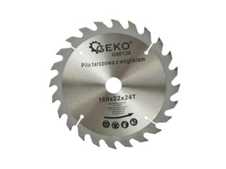 GEKO G00129 Pilový kotouč na dřevo 180mm 22mm 24T