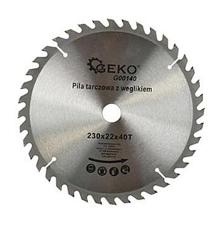 GEKO G00140 Pilový kotouč na dřevo z karbidu pro řezání dřeva 230x22x40T