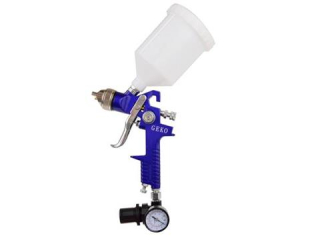 GEKO G01182 Malířská stříkací pistole + redukční ventil vzduchová 600ml