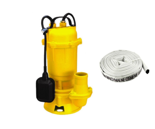 KRAFT&DELE KD761 Ponorné čerpadlo na vodu drtič plovák 3100W 2" +30m požár hadice 