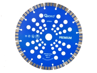 GEKO G78323 Diamantový kotouč turbo segmentový 230x10x22,2 PREMIUM laser