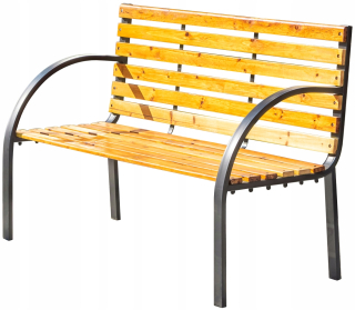 Italform Luca 118x82x60 cm Zahradní venkovní lavička lavice dřevěná 