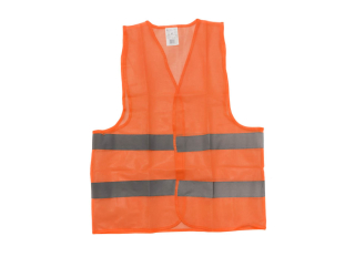 GEKO G90043 Reflexní pracovná vesta tenká oranžová S-XXL