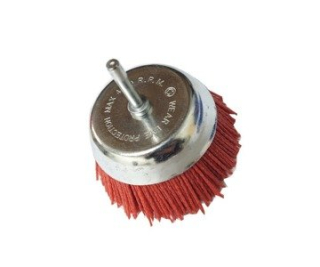 MAGMA 65mm T6mm Nylonový kartáč do vrtačky s úchytem 65mm T6mm
