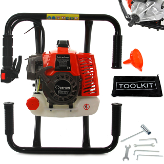MAR-POL M84012 Benzinový motorový zemní půdní vrták 2,2kW 63cm3