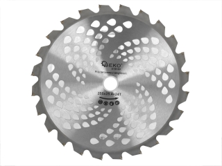 GEKO G78180 Vidiový kotouč pro křovinořez vyžínač 255mm 25,4mm 24T