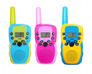 Walkie talkie vysílačky pro děti 3ks do 3km