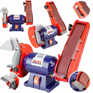 ALFA ALBG18B 1850W Stolní pásová kotoučová bruska 2v1 150mm