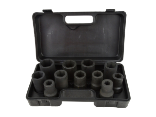 GEKO G10076 Nástrčné rázové hlavice1" 11ks 17-41mm klíče sada klíčů, hlavic
